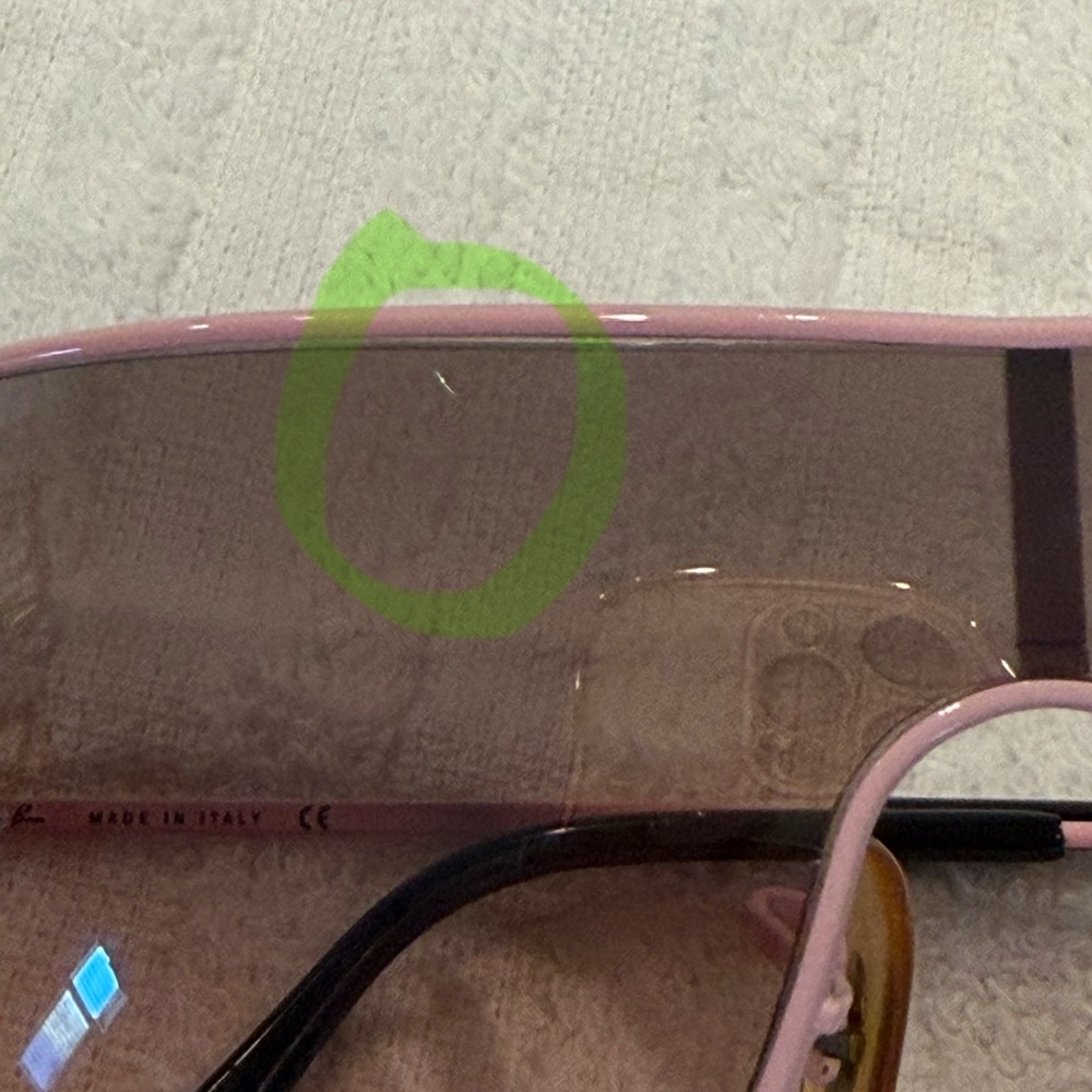 Ray-Ban Pink Frame Sunglasses with Red Case - Picture 9 of 13